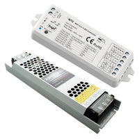 KIT Striscia LED 100W 24V luce multicolore RGB CCT da 3000K-6000K centralina WiFi SMART Alexa GoogleAPP sound control 5m