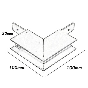 Connettore L esterno giunto angolare verticale per binario track magnetico 48V