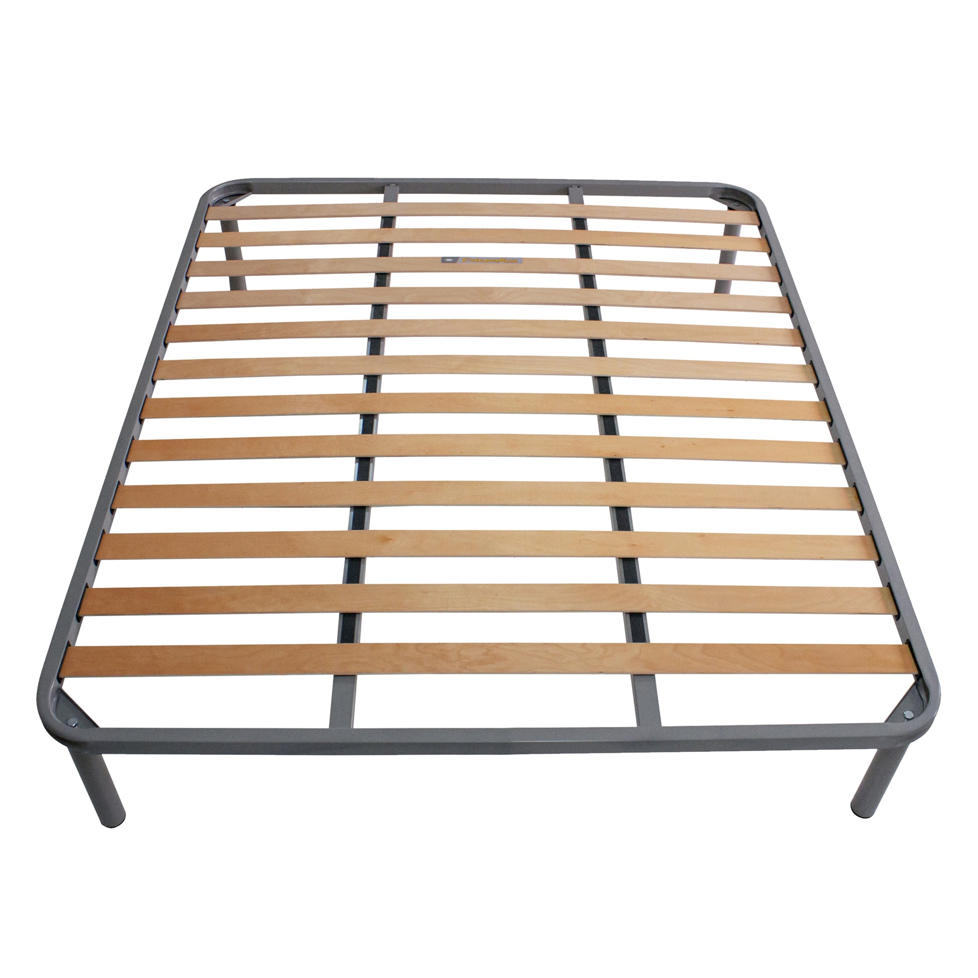 Rete in Ferro con Piedi e Doghe in Legno cm 150x200 H30 una piazza misura personalizzata