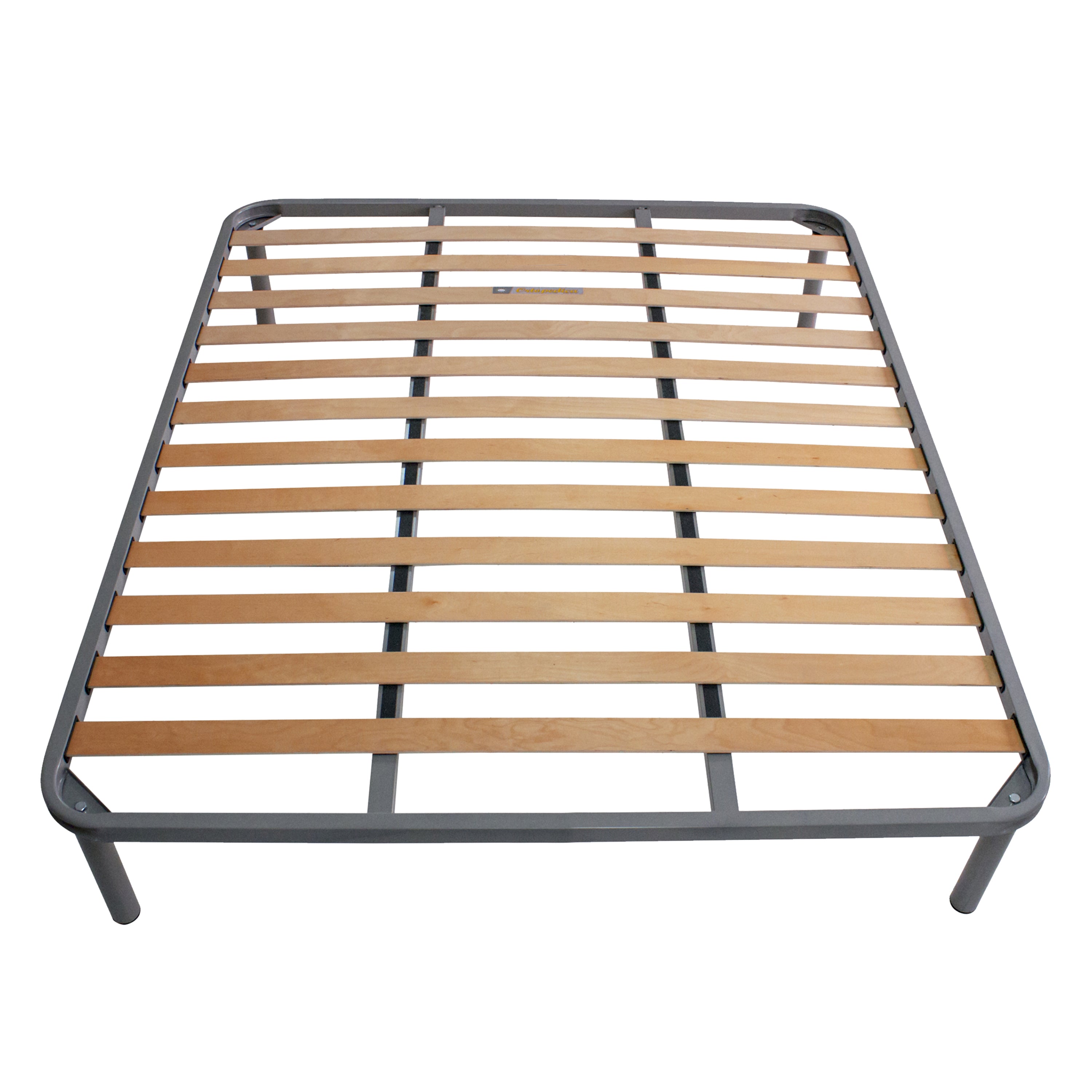 Rete in Ferro con Piedi e Doghe in Legno cm 130x190 H40 una piazza misura personalizzata
