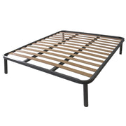 Rete in Ferro con Piedi e Doghe in Legno cm 130x200 H30 una piazza misura personalizzata