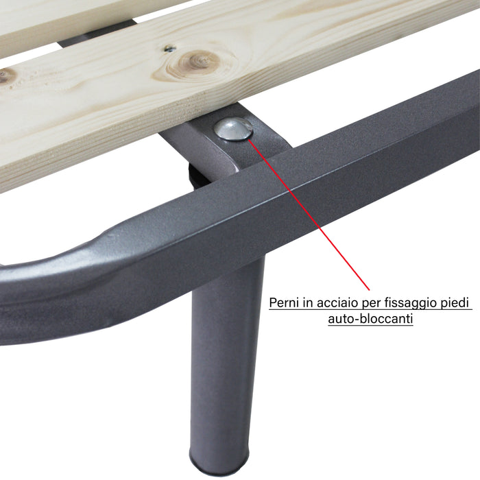 Rete Ortopedica a Tavole per Materasso Singolo Misura 80x190 h30