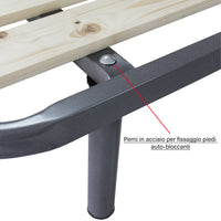 Rete Ortopedica a Tavole per Materasso Singolo Misura 90x200 h35