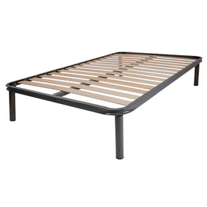 Rete in Ferro con Piedi e Doghe in Legno cm 110x200 H35 una piazza mis. personalizzata