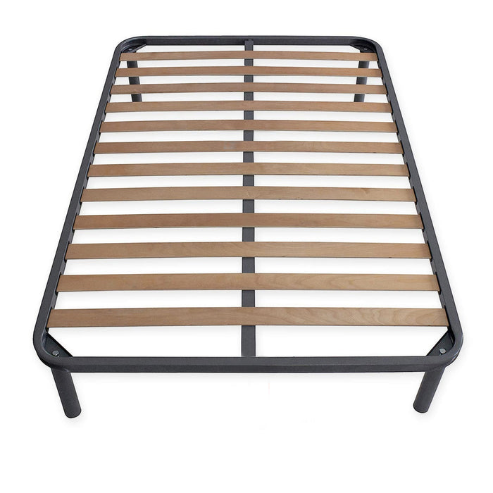 Rete in Ferro con Piedi e Doghe in Legno cm 110x200 H35 una piazza mis. personalizzata