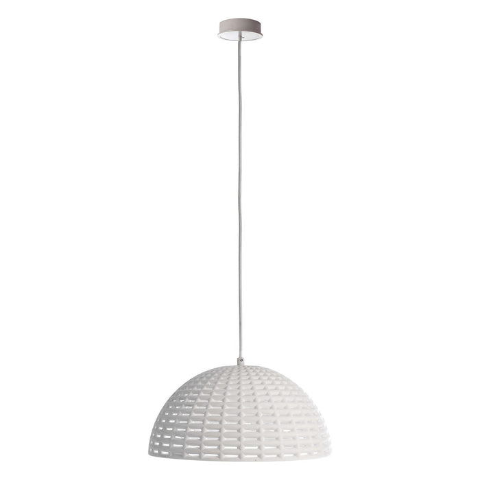 Lampadario pendente LED E27 lampada sospensione gesso luci tavolo cucina bar 230V