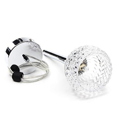 Lampadario sospensione moderna lampada LED G9 pendente vetro luce cucina soggiorno bar pub 230V