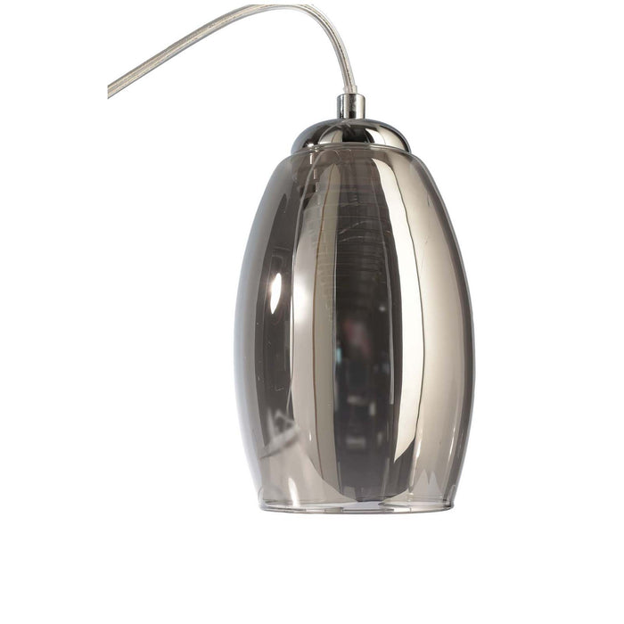 Lampada sospensione 3 luci LED 16W 3000K pendente lampadario vetro tavolo cucina bar ristorante 230V