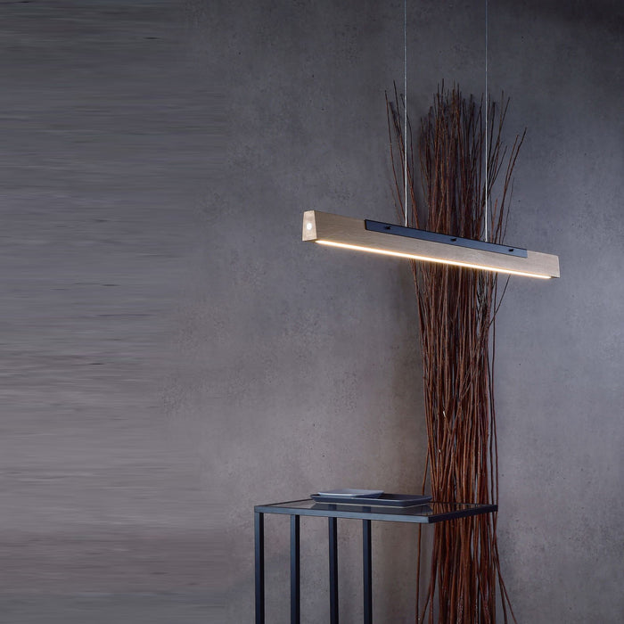 Lampada pendente LED 16W legno quercia lampada luce dimmerabile sospensione moderna studio ufficio 230V MADERA