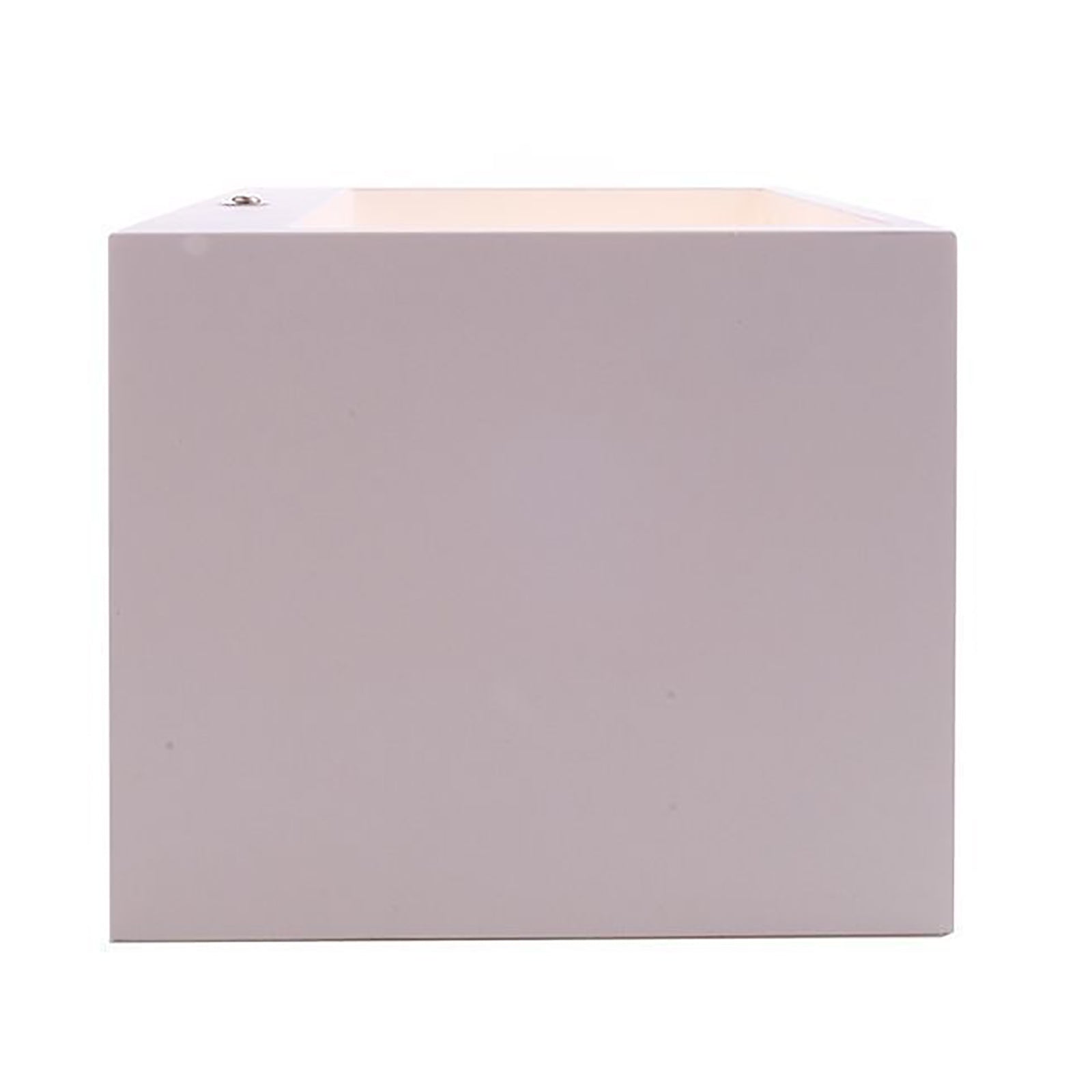 Applique cubo gesso LED G9 lampada parete doppio fascio luminoso interni salotto ingresso ufficio 230V