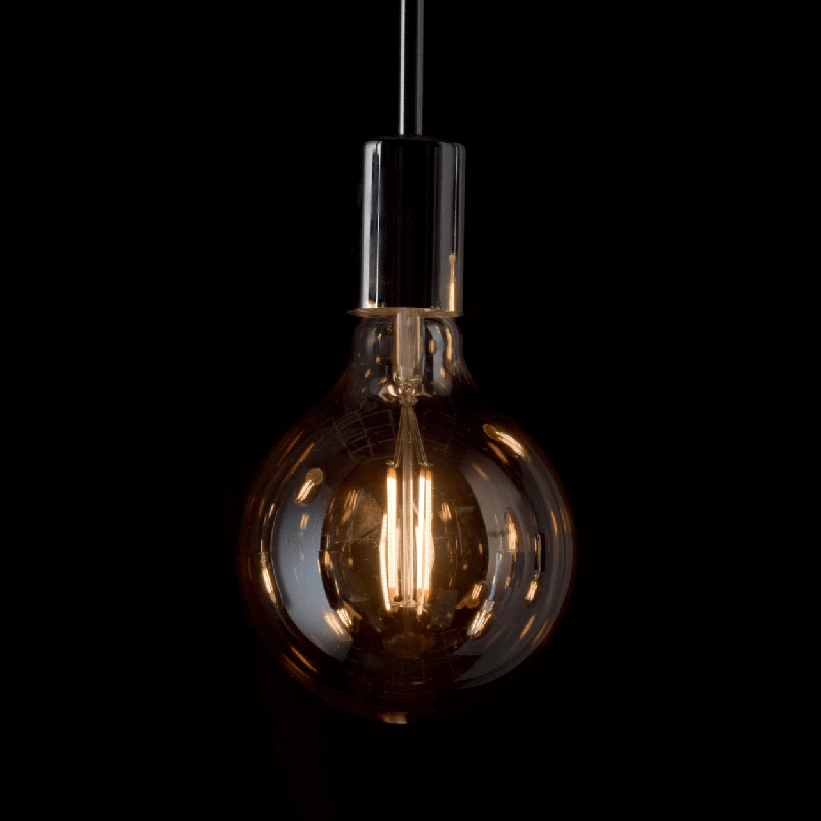 Lampadina G125 globo E27 LED 12W resa 120W lampada palla vetro luce 4000K decorativa pub bar locali taverna