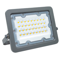 Faro LED slim esterno IP65 illuminazione giardino negozio 30W luce 6000K