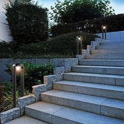 ANTLIAE Lampioncino 80cm moderno LED 12W IP65 alluminio luce giardino prato piscina garage parcheggio 230V MISURA 80CM