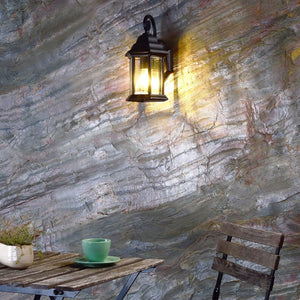 SAIPH Lanterna vintage lampada rustica parete LED E27 applique luce muro pub pizzeria taverna ingresso 230V