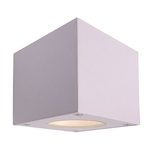 Cubodo Applique cubo LED 6W lampada parete facciate impermeabile doppio fascio luce angolo regolabile 230V COLORE BIANCO