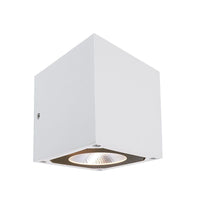 Cubodo Applique cubo LED 15W lampada parete muro IP54 doppio fascio luce esterni ingresso balcone 230V BIANCO DOPPIO