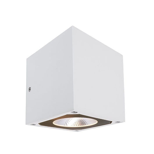 Cubodo Applique cubo LED 15W lampada parete muro IP54 doppio fascio luce esterni ingresso balcone 230V BIANCO DOPPIO