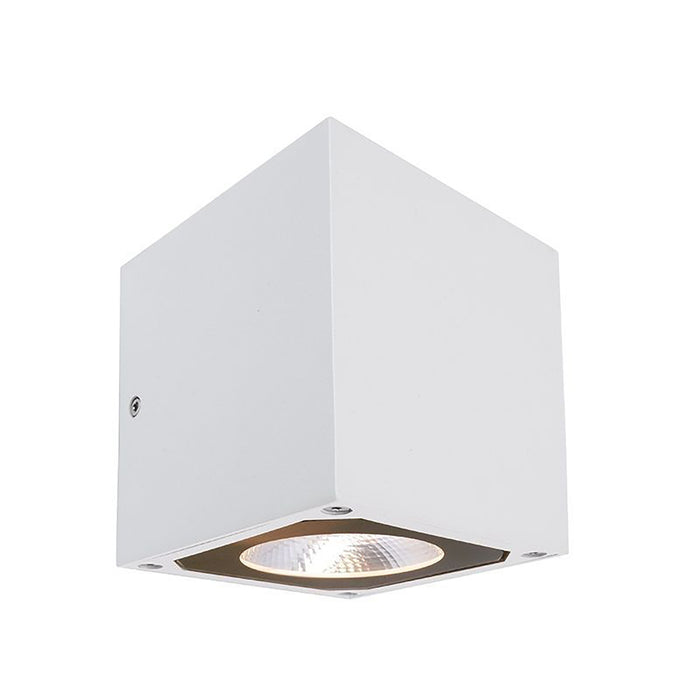 Cubodo Applique cubo LED 15W lampada parete muro IP54 doppio fascio luce esterni ingresso balcone 230V BIANCO DOPPIO