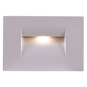 IVETTE faretto LED segnapassi IP65 4W incasso luce parete muro scale giardino viale sentiero 230V BIANCO ORIZZONTALE