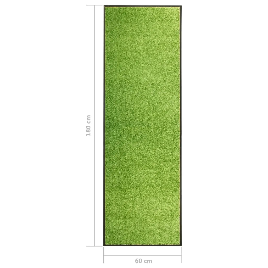 Zerbino | Tappetino Lavabile Verde 60x180 cm