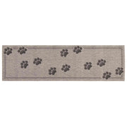 Tappeto da Cucina Zampe grigie 150 x 45 cm 100% Poliammide 42045737