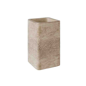 Bicchiere porta spazzolini in cemento - serie ramses