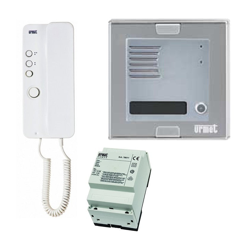 Kit citofono Urmet monofamiliare Con Mirò e Sinthesi 1150/301