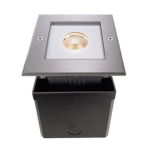 Square faro LED 6W calpestabile SPOT CARRABILE quadrato esterni IP67 luci giardino segnapassi viale 230V SQUARE COB I