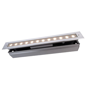 LINE V faretto LED 16W barra lineare 50cm segnapassi IP67 calpestabile CARRABILE luce incasso pavimento cemento 230V