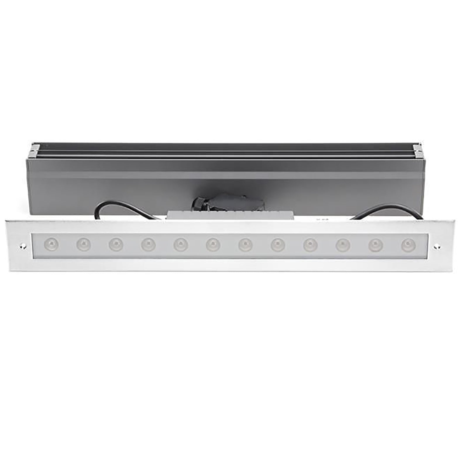 LINE V faretto LED 16W barra lineare 50cm segnapassi IP67 calpestabile CARRABILE luce incasso pavimento cemento 230V