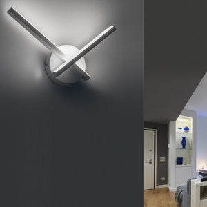 Applique moderno LED 6W lampada stilizzata parete muro luce camera letto soggiorno salotto ingresso 230V 6000K