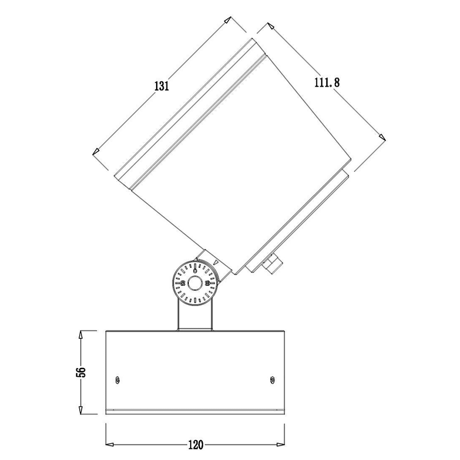 COLT faro LED SPOT 30W IP65 faretto dimmerabile luce orientabile facciate monumenti insegne 230V