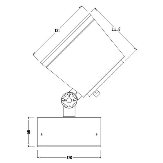 COLT faro LED SPOT 30W IP65 faretto dimmerabile luce orientabile facciate monumenti insegne 230V