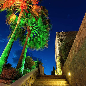 COLT Faretto LED 16W RGB effetti luce colorata faro 24V orientabile SPOT IP65 giardino piante facciate statue RGBW+3000K