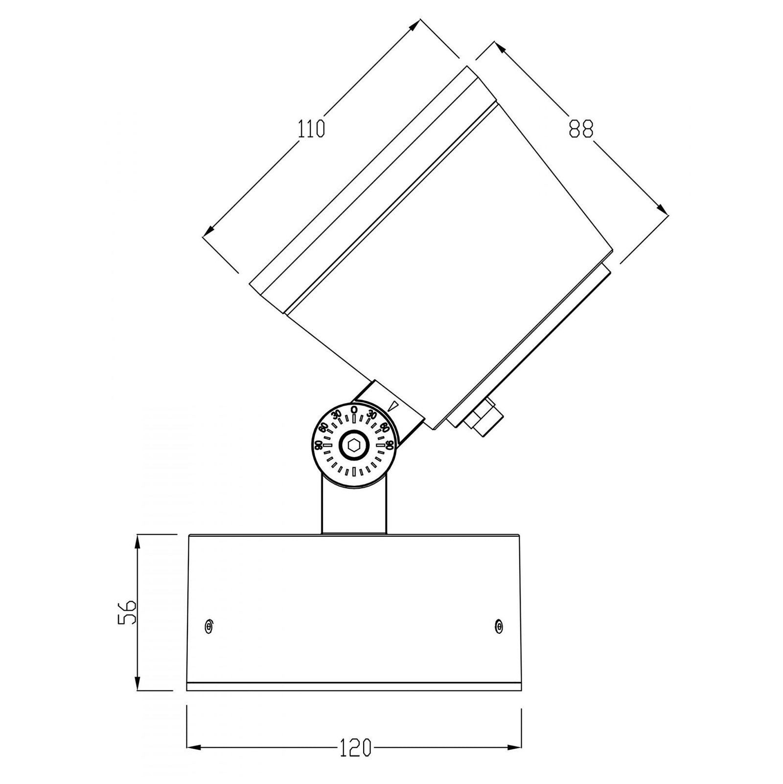 COLT Faretto LED 16W RGB effetti luce colorata faro 24V orientabile SPOT IP65 giardino piante facciate statue RGBW+3000K