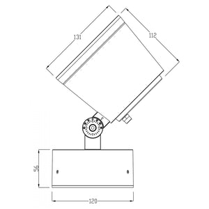 COLT faretto LED 25W RGB luce colorata faro 24V IP65 luce SPOT 20 gradi esterni giardino facciate monumenti RGBW+3000K