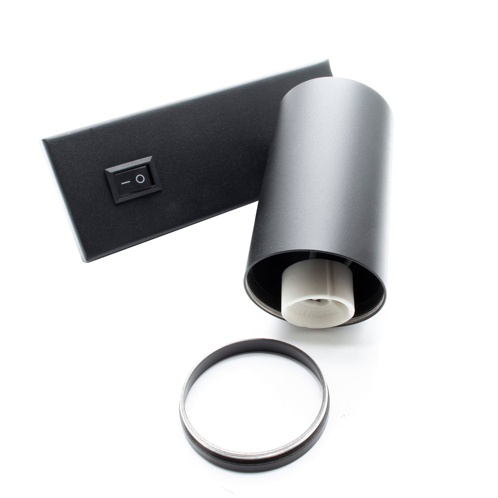 Applique lampada lettura faretto LED 8W GU10 parete muro ORIENTABILE 360 gradi luce comodino hotel ufficio 230V BIANCO