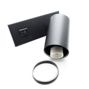 Applique lampada lettura faretto LED 8W GU10 parete muro ORIENTABILE 360 gradi luce comodino hotel ufficio 230V BIANCO