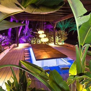 CAPH Wall Washer LED RGB 3000K multicolore 60W barra IP65 24V ottica asimmetrica dimmerabile effetti luce colorata