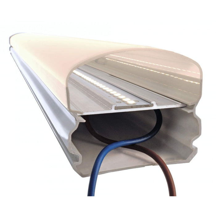 TRI PROOF plafoniera LED 16W soffitto parete lampada impermeabile IP65 IN OUT luce seminterrato garage cantine 230V