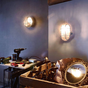 SYRMA OVAL plafoniera lampada tartaruga LED E27 luce parete soffitto cantina garage balcone terrazzo 230V COLORE NERO