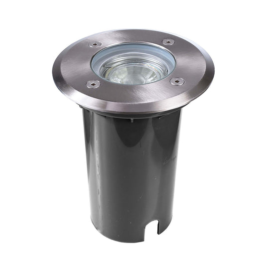 Aton faretto calpestabile tondo IP67 LED GU10 incasso foro 10cm luci parcheggio giardino viale sentiero 230V FORMA TONDO