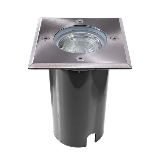Aton faretto calpestabile quadrato IP67 LED GU10 incasso foro 10cm luci parcheggio giardino viale 230V FORMA QUADRATO