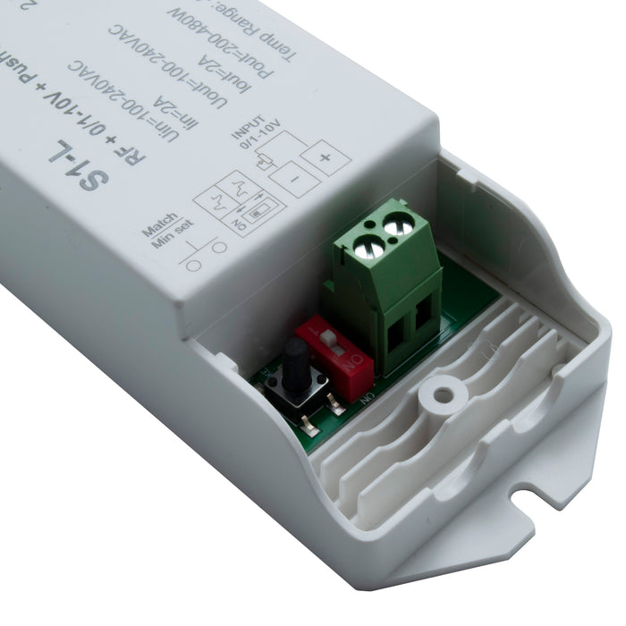 Controller centralina lampade faretti strisce LED 480W push dimmer WiFi RF 2.4G Google Alexa 230V input 0-1-10V