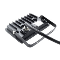 Faro LED slim faretto orientabile staffa IP65 diffusore opaco luce giardino negozio cancello tabelle insegne 20W