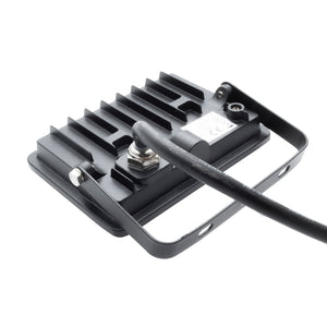 Faro LED slim faretto orientabile staffa IP65 diffusore opaco luce giardino negozio cancello tabelle insegne 10W