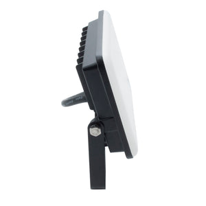 Faro LED slim faretto orientabile staffa IP65 diffusore opaco luce giardino negozio cancello tabelle insegne 10W