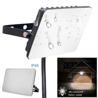 Faro LED slim faretto orientabile staffa IP65 diffusore opaco luce giardino negozio cancello tabelle insegne 30W