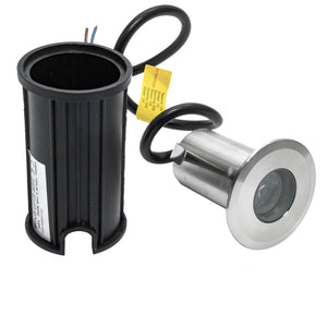 Faretto calpestabile immersione IP68 incasso tondo LED 3W 12V 24V luce decorativa giardino percorsi esterni scale 3000K