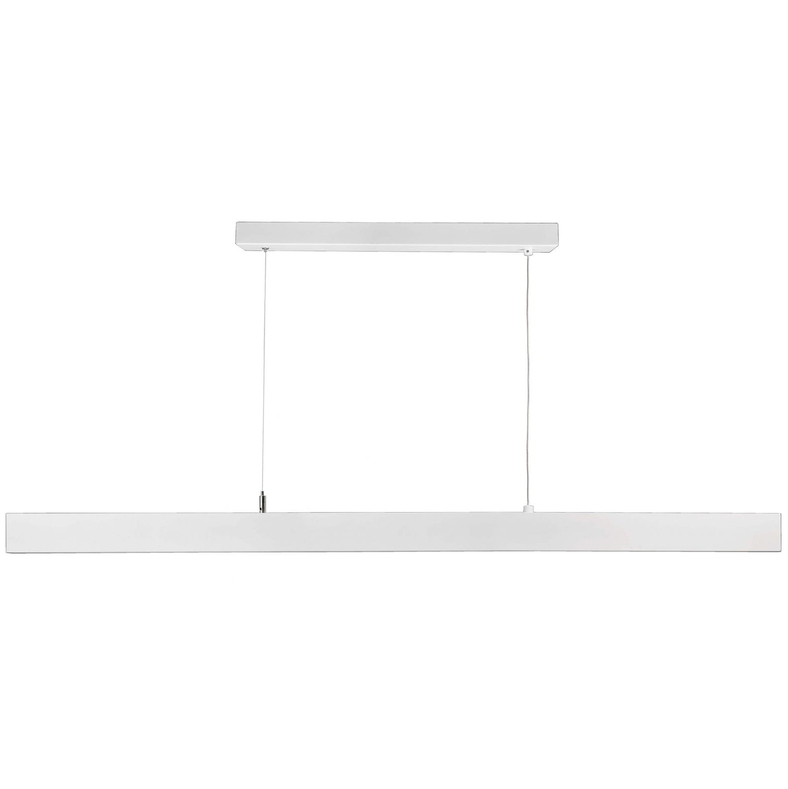Lampada LED 28W sospensione pendente dimmerabile angolo luce 24gradi ufficio scrivania 4000K alimentatore 230V BIANCO